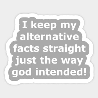 Alternative facts Sticker